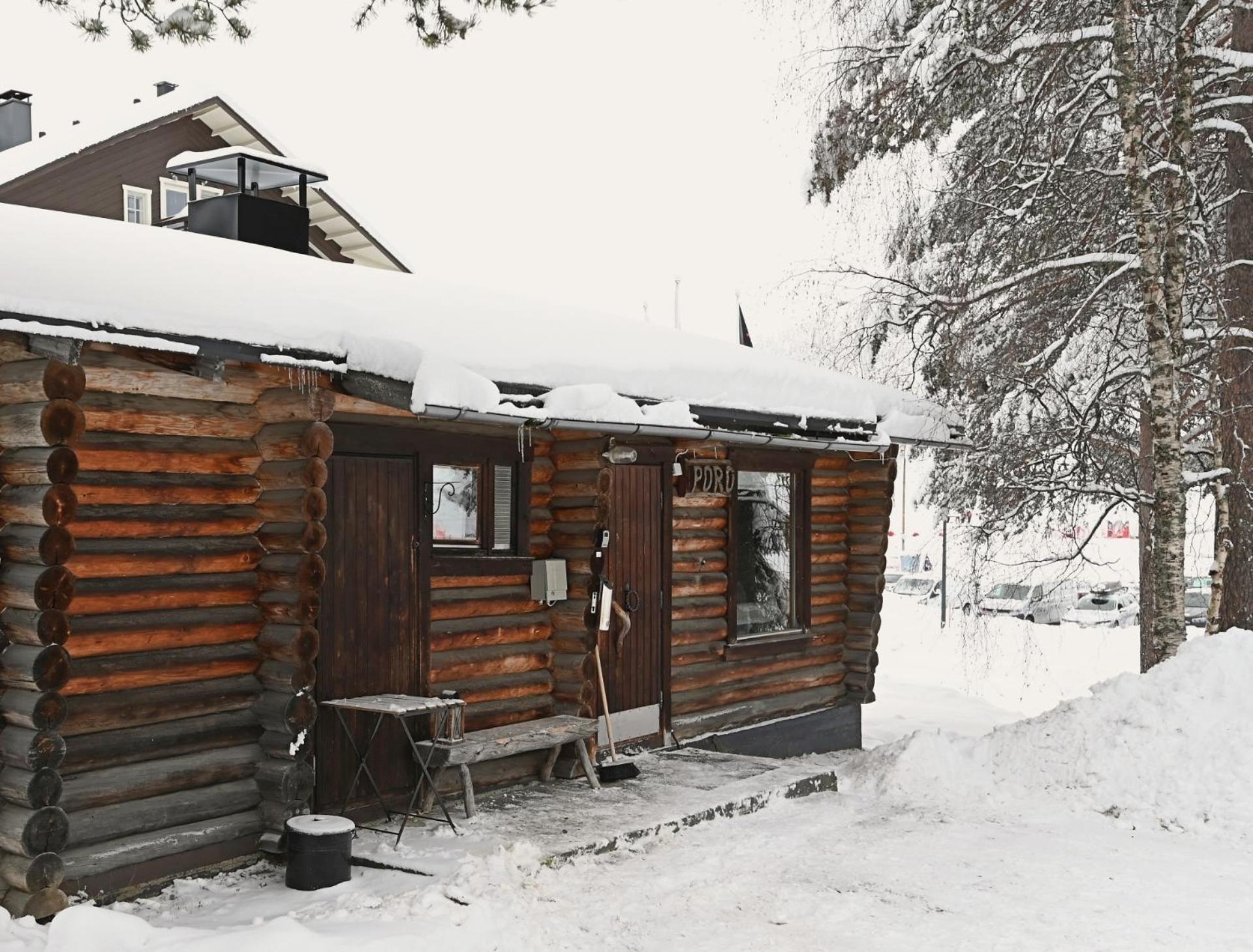 Classic Log Cabin Ski-In Ski-Out Levi Exterior foto