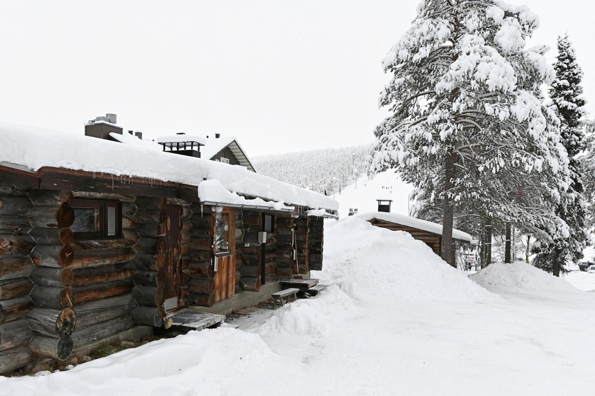 Classic Log Cabin Ski-In Ski-Out Levi Quarto foto