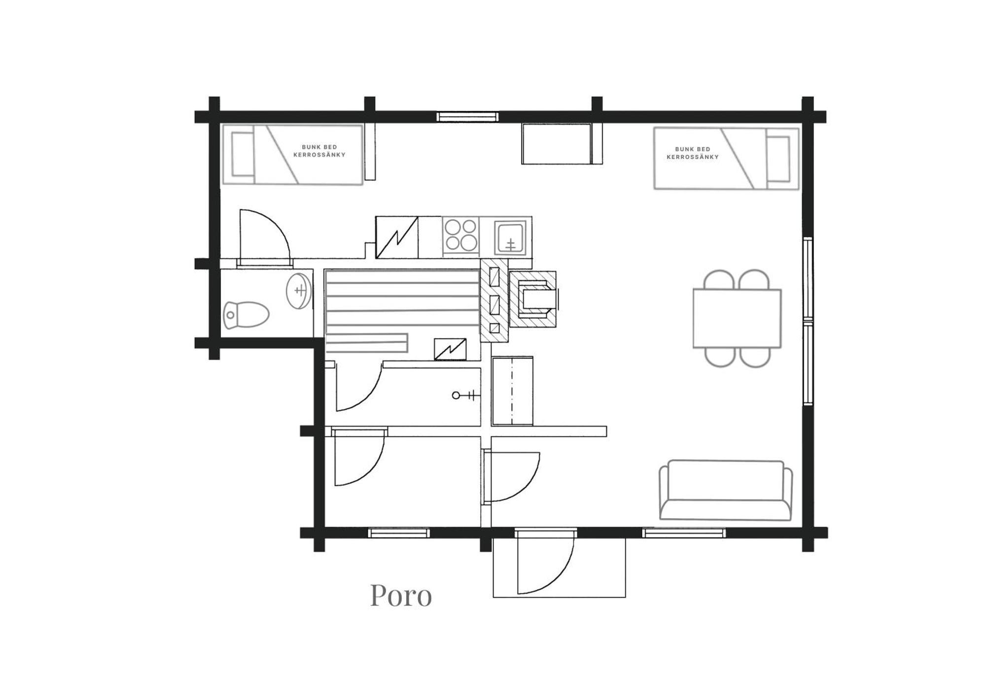 Classic Log Cabin Ski-In Ski-Out Levi Exterior foto